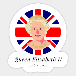 RIP Queen Elizabeth II Sticker